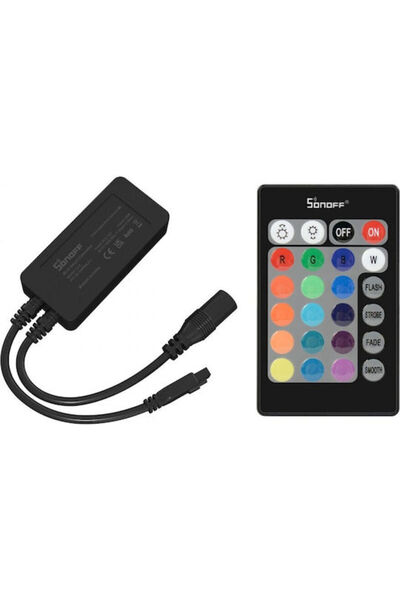 Sonoff Ασύρματος Ελεγκτής RGB Wi-Fi με Τηλεχειριστήριο 80097
