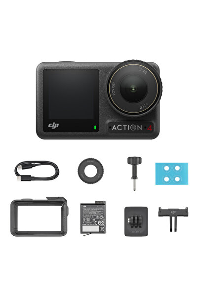 DJI Cameră Osmo Action 4 Standard Combo pentru streaming live 4K și înregistrare