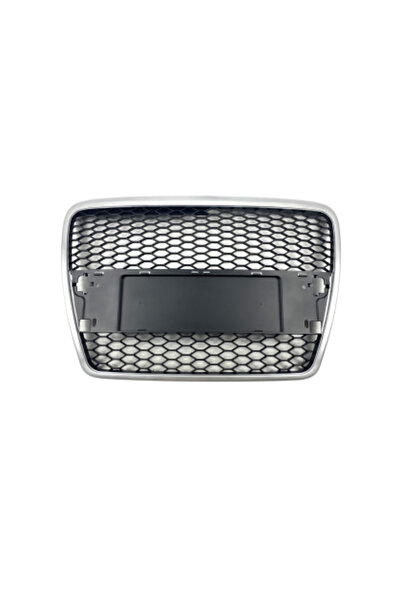 OEM Μάσκα χωρίς σήμα για Audi A6 4F (2004-2008) - με χρωμιωμένο πλαίσιο εμφάν...