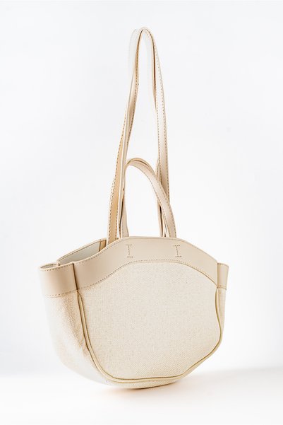Tecer Bag Women's Double Handle Zippered Mini Tote Bag