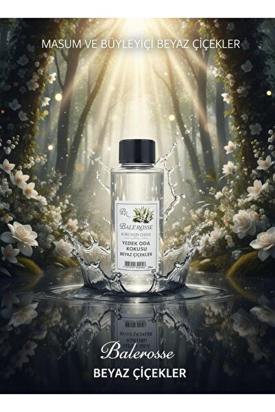 ZRN SHOP 100 ML BEYAZ ÇİÇEK YEDEK ODA KOKUSU BAMBU YEDEĞİ