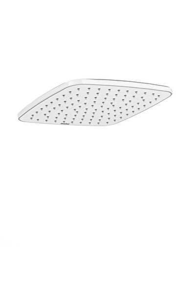 TESKA 23*23 cm Yeni Radius Slim Tepe Duşu-Krom&Beyaz