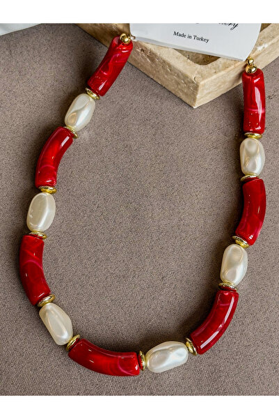 Generic Brand Zr Model Bead Detail Necklace