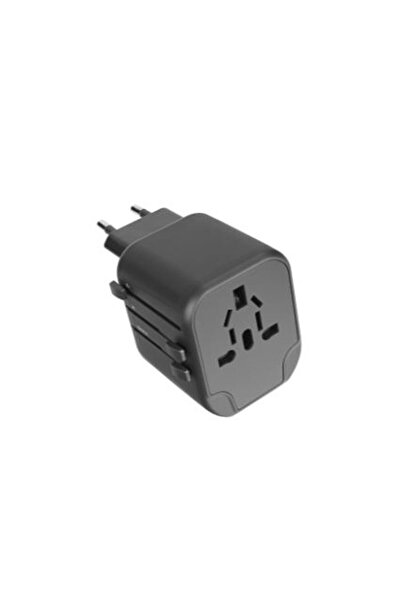 Universal S-link SW-KC028 2-USB 2.4A Yedek Akım Sigortalı 100-240V Çevirici P...