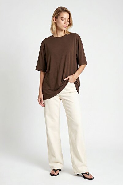 Hiccup ISTANBUL Tricou Oversized Cu Guler Rotund