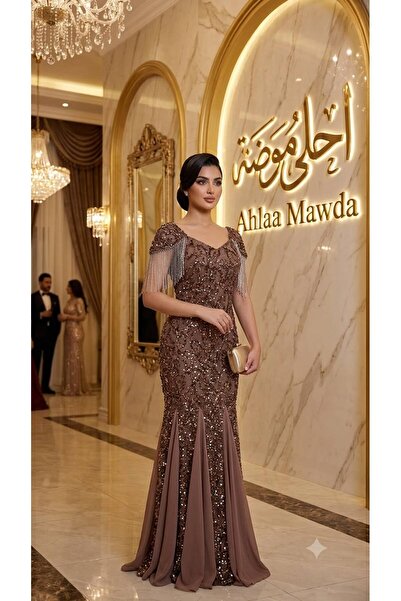 Ahlaa mawda Embroidered evening dress