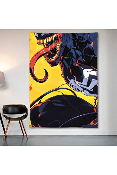 Geek Cultcha Venom Marvel Wall Covering Wall Tapestry First Quality Satin Fab...