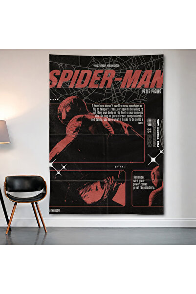Geek Cultcha Spider-Man Noir Wall Covering Wall Tapestry First Quality Satin ...