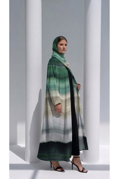 orastelle The Sage Ombre Abaya