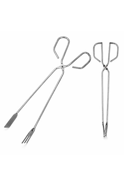 Flippy Cleste pentru gratar, Flippy, tip foarfeca, din metal, prindere sigura...