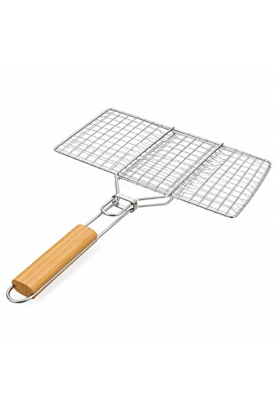 Flippy Gratar metalic BBQ, Flippy, din metal, pentru gatit in aer liber, 51x3...