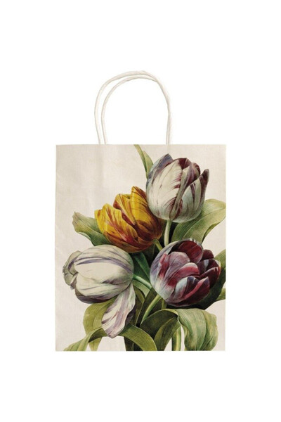 OEM Punga cadou din hartie Skona Ting Tulipane A5, cu manere, certificat FSC,...
