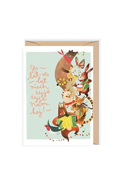 Cudowianki Felicitare aniversara Cudowianki, eleganta din hartie, cu plic inc...