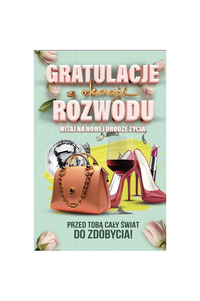 Yeku Felicitare Rozwod multicolor 0x15x21cm set