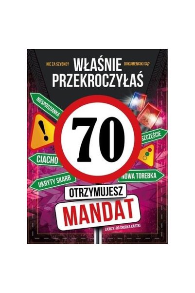 Armin Style Felicitare aniversara/card de felicitare B6 pentru 70 de ani, cu ...