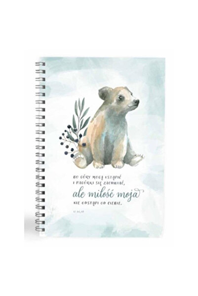 Szaron Agenda cu spirala Szaron, versete, multicolor, 0x16x21cm