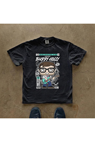 Grafftee Clothing Weezer Printed Unisex Oversize T-Shirt
