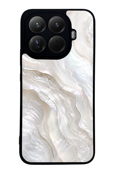 Spoyi Xiaomi Mi 15t Pro Ivory Pearl Flow Design Glossy Phone Case