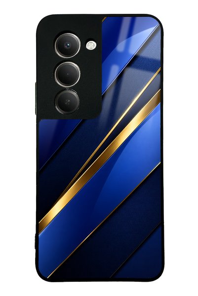Spoyi Xiaomi Redmi 15 Glossy Phone Case with Sapphire Gold Edge Design