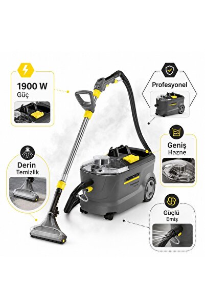 Karcher Puzzi Profesyonel Halı Yıkama Makinesi 10L, Ticari Sınıf Endüstriyel ...