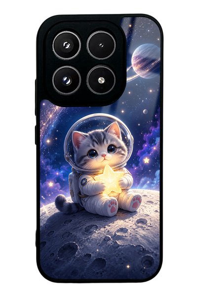 Spoyi Xiaomi 17 Starlight Space Kitty Design Glossy Phone Case