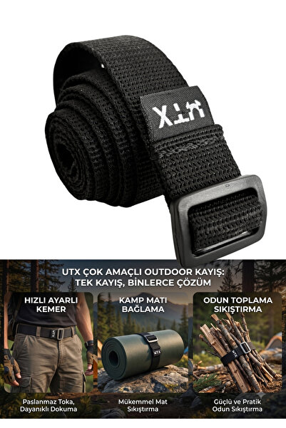 UTX Taktik Outdoor Ayarlanabilir Kemer Ve Çok Fonksiyonlu Ekipman Bağlama Kay...