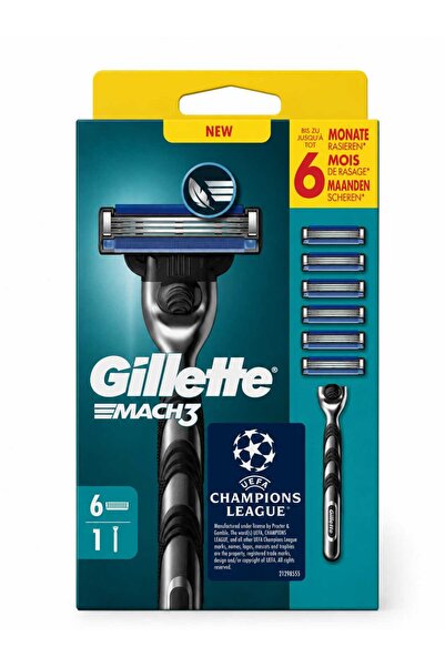 Home Aparat de ras Mach3 cu 6 rezerve – ediție UEFA Champions League
