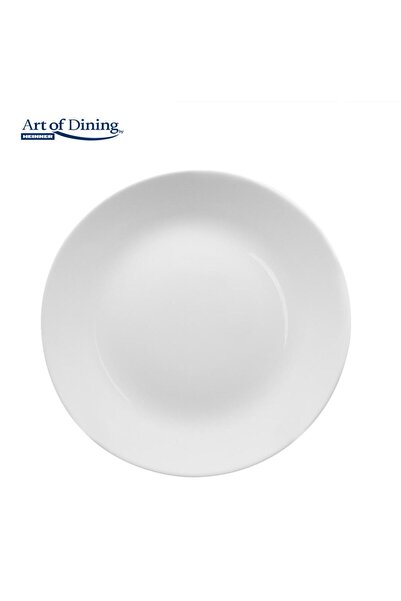 Heinner Top Bottom Set OF 6 WHITE OPAL DESSERT PLATES 19 CM, AIDA, ART OF DIN...