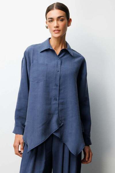 ONFASHİON Verev Shirt with Single Pocket