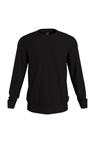 Calvin Klein L/S SWEATSHIRT, UB1 Siyah Erkek Sweatshirt