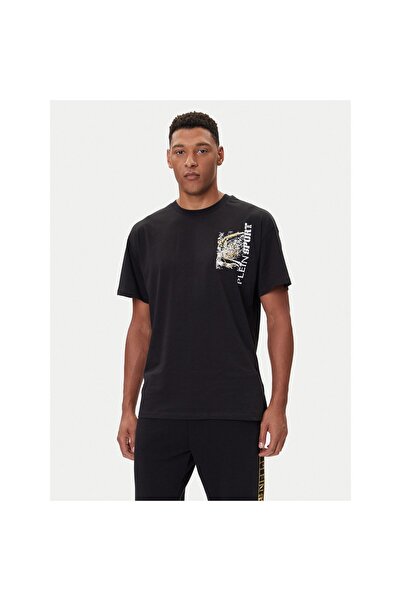 Plein Sport Tricou bărbătesc FAEC MTK8368 STE001N Negru