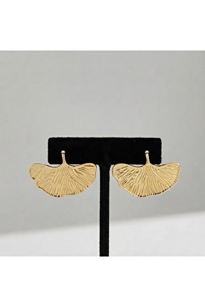 KAYANCLICK Stainless Steel Earrings with a Leaf Design