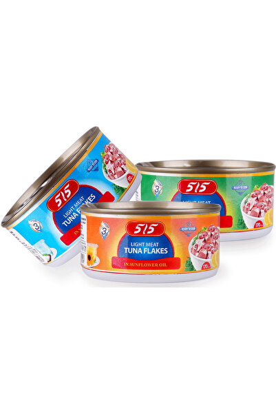 515 Light Meat Tuna Flake in Water & Salt 3x170g