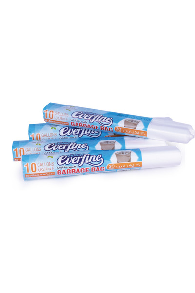 EVERFINE Garbage Bag Rolls White 46x52cm 30's