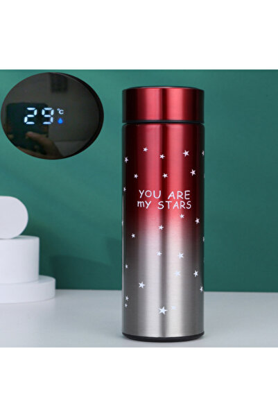 OEM Termos inteligent cu indicator LED pentru temperatură, 500 ml u oțel inox...