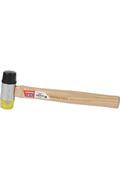 Workpro 35mm Double-Faced Rubber Mallet Hammer 350g – Soft Face Hammer with R...