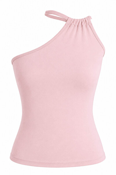 trender Single Shoulder Thick Strap Mink Women's Undershirt 2618-04