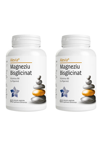 Alevia Pachet Magneziu Bisglicinat 60cps+60cps
