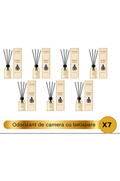 Eau Dubai Set 7x Difuzoare cu Parfum Aromatic pentru Camera, EAU DUBAI, Deser...