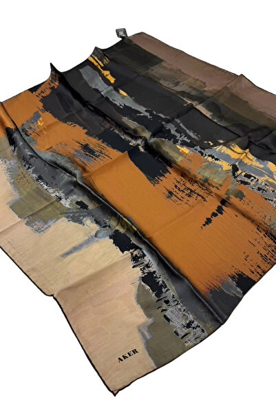 Aker Sura Silk Patterned Scarf 8980701