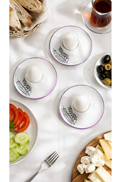 EvaniLife 4-Piece Lavira Model Ceramic Handmade Egg Bowl |   Special Design B...