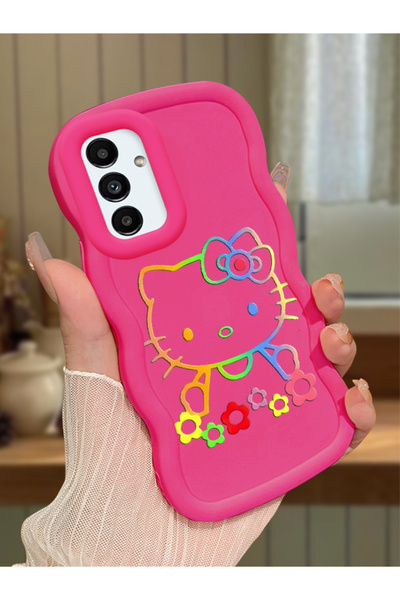 Hontinga Samsung Galaxy A04S Compatible Case Camera Protector Red Silicone Co...