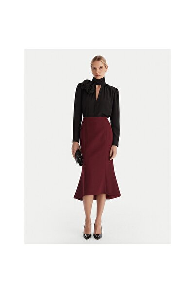 Access Fashion Fustă midi de damă 54-5132 Bordeaux