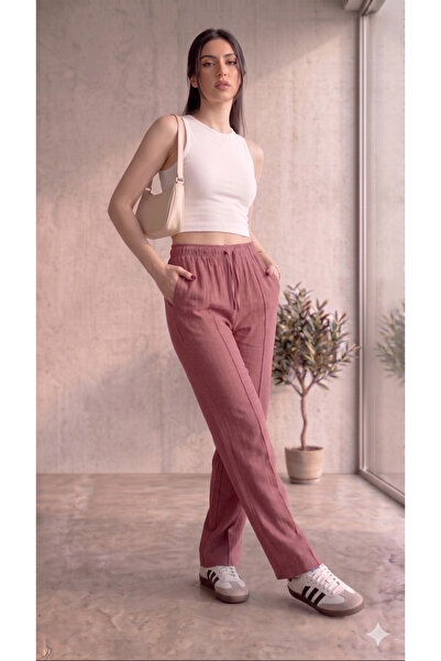 FORMO Women's Tensel Cotton Quality Elastic Comfortable Pants