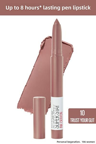 Maybelline New York Creion colorat Super Stay Ink Crayon Kalem Mat Ruj - 10 T...