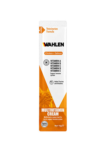 WAHLEN Multıvıtamın Cream Krema Sıvı Kedi Ödül Maması 1 x 15gr
