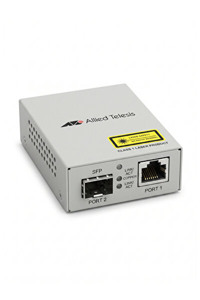Allied Telesis AT-MMC2000/SP Mini Gigabit Ethernet 10/100/1000T Bakırdan Esne...