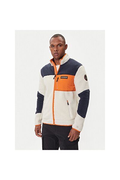 Napapijri Fleece pentru bărbați NP0A4GNTMM91 Bej
