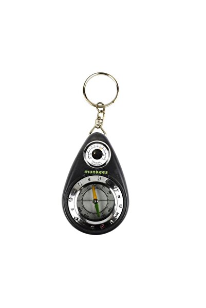 Munkees Thermometer-Compass Keychain