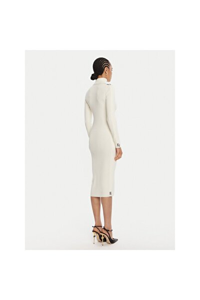 Elisabetta Franchi Rochie tricotată de damă AM03S56E2 Crem